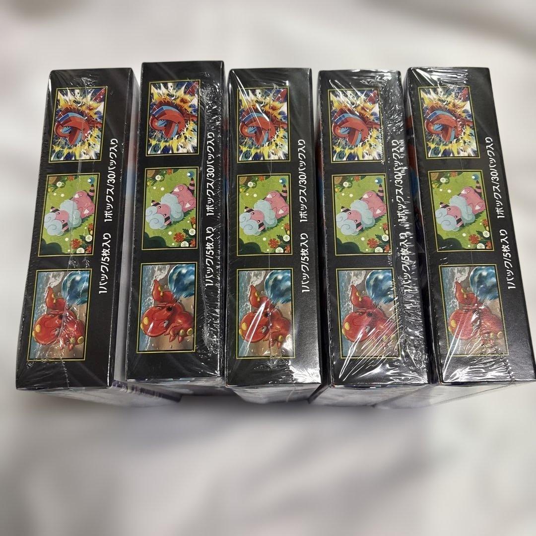 ポケモンカードゲーム ニンジャスピナー 新品未開封　シュリンク付き　5BOX