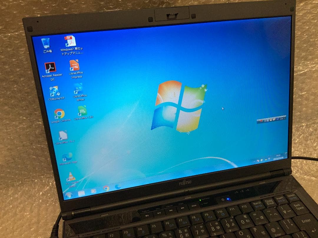 Windows7 32bit/富士通/4GB/Core2Duo/FMVMGA75
