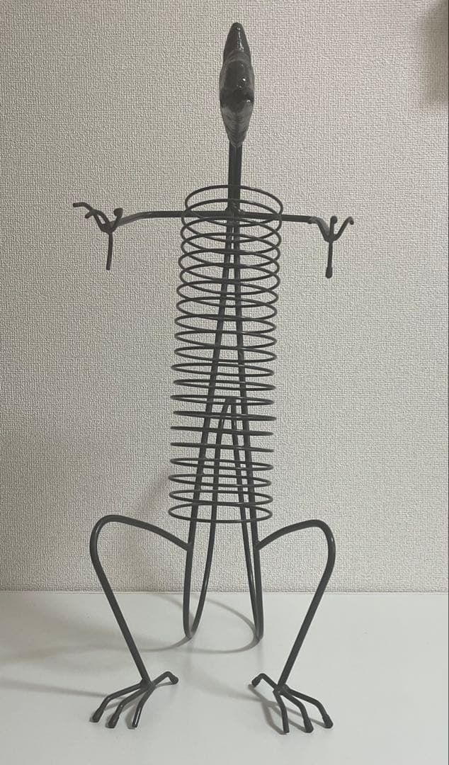 ワイヤーアート 恐竜 立体CDラック