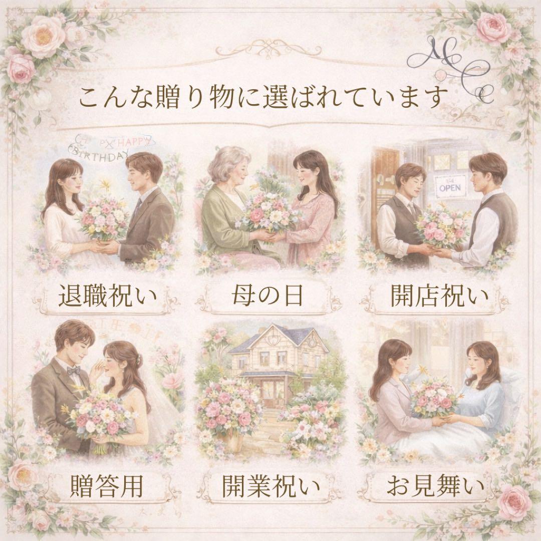 光触媒「蒼の祝福」特大スワッグ 67cm ブルーローズ 百合 ミモザ 豪華壁掛け