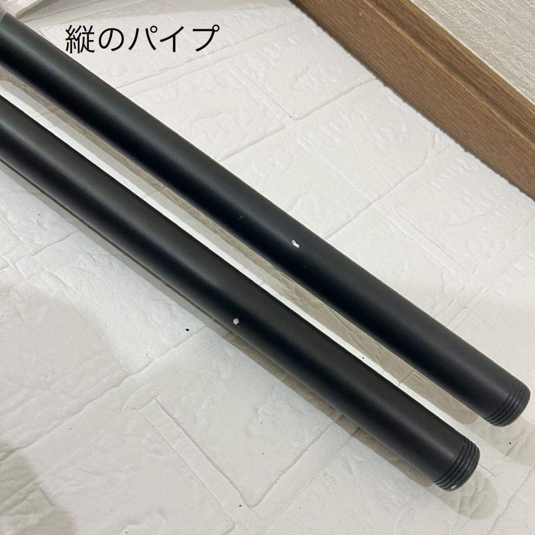 【訳あり②】アイアンハンガーラック ハンガーラック パイプラック ブラック 黒