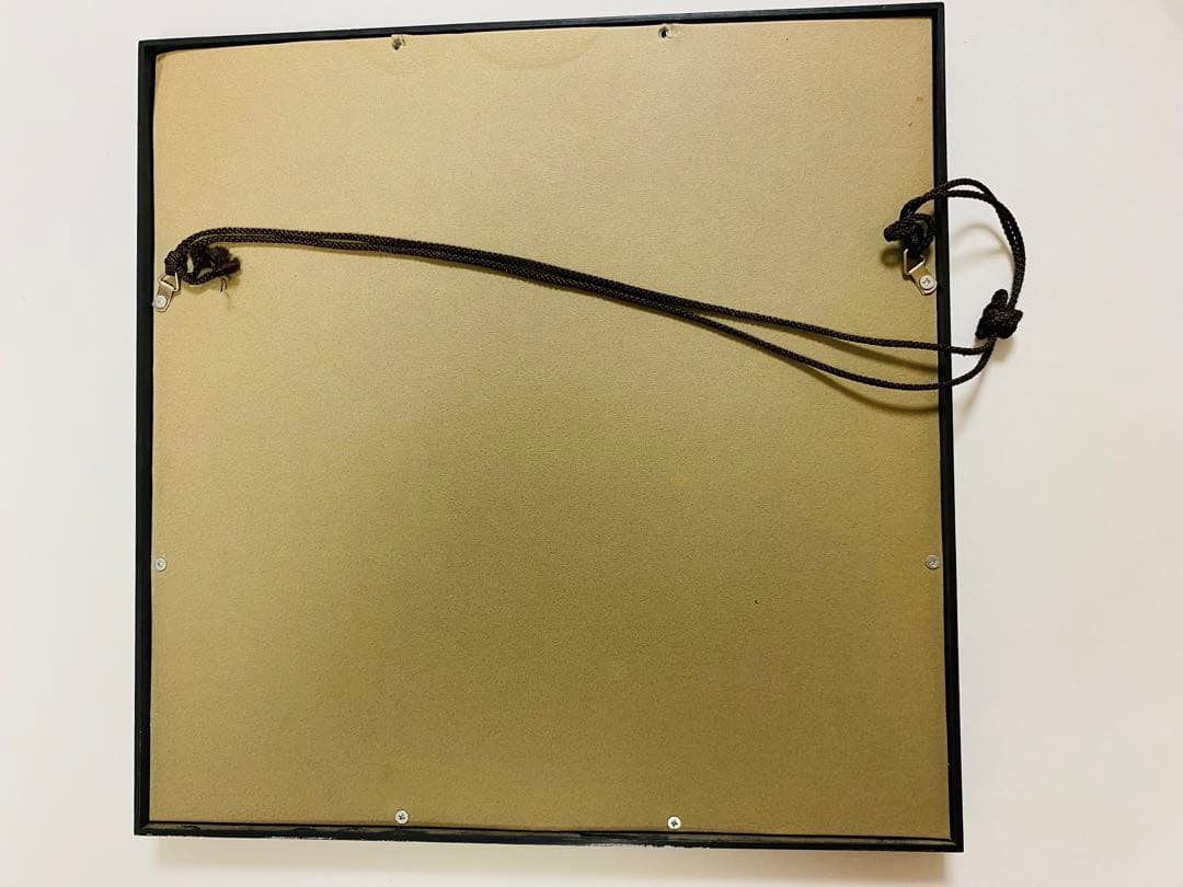 絵　個人収藏品 桜に三光鳥 梅に鶯 2枚セット 30cmx30cm