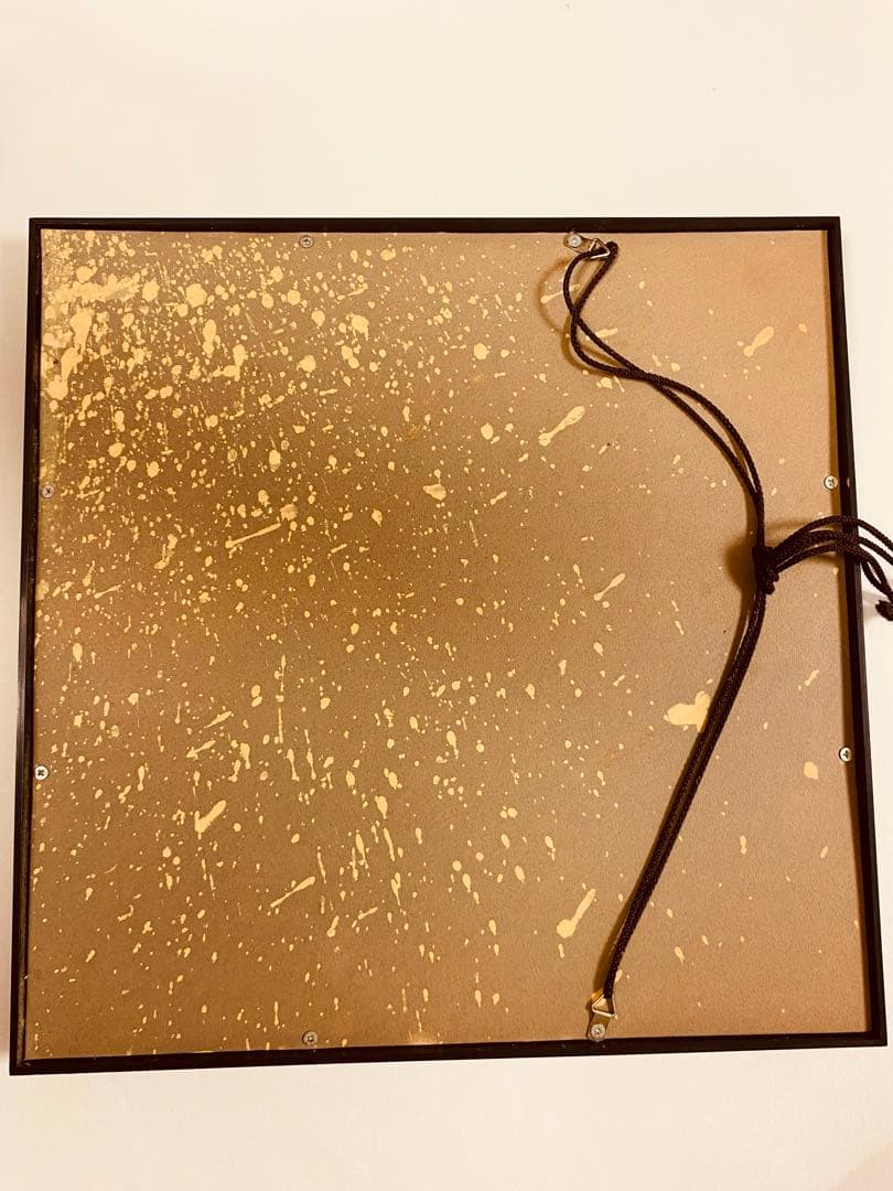 絵　個人収藏品 桜に三光鳥 梅に鶯 2枚セット 30cmx30cm