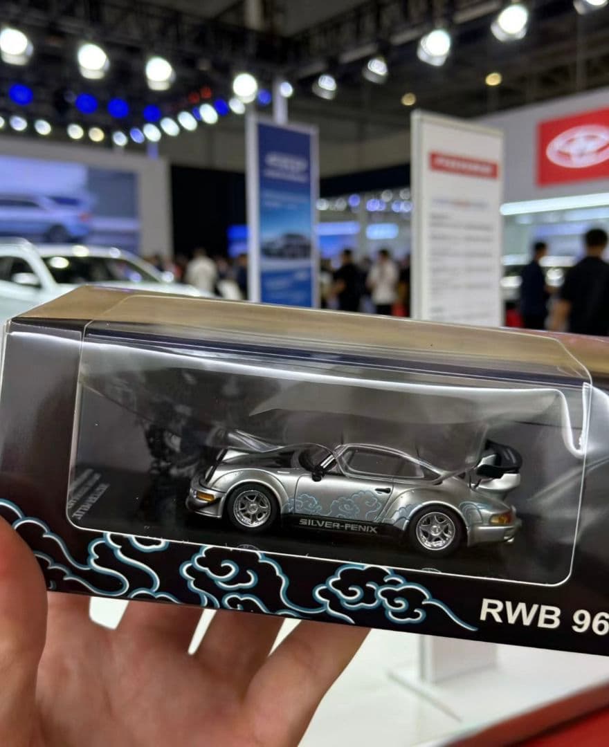 1/64 MH ポルシェ(964) RWB Silver-Fenix 深圳限定