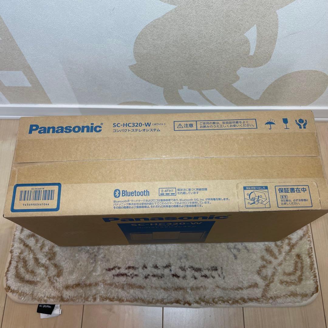 【新品未開封】Panasonic SC-HC320-Wコンパクトステレオシステム