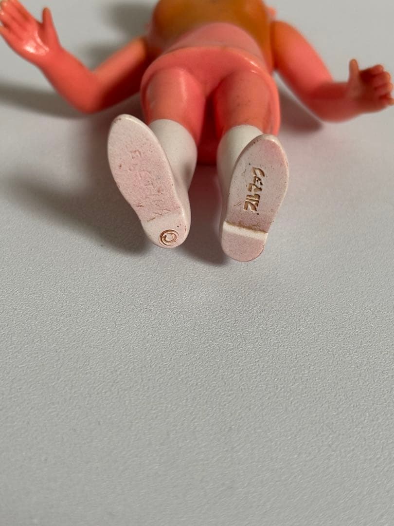 ブルマァク 当時物 上月ルナ　ミニソフビ　ピンク成型　新造人間キャシャーン