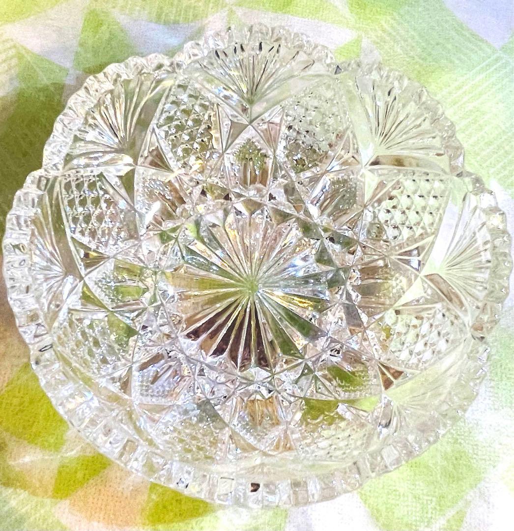 ホヤ　クリスタル　小鉢　6個　ガラス食器　ガラス小鉢 カットガラス HOYA