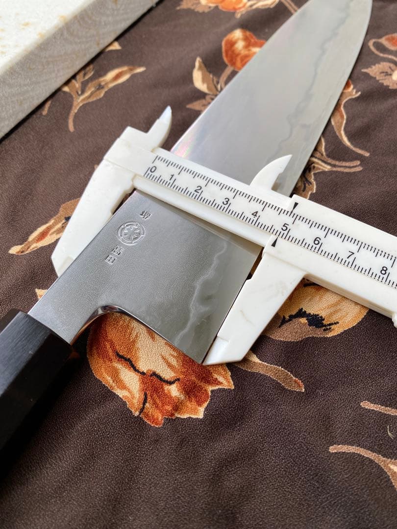 TAKADA no HAMONO 水墨青一鋼牛刀240mm黒檀水牛八角柄