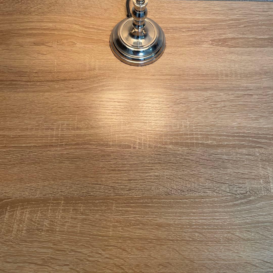 シンプルパソコンデスク　黒・ナチュラル