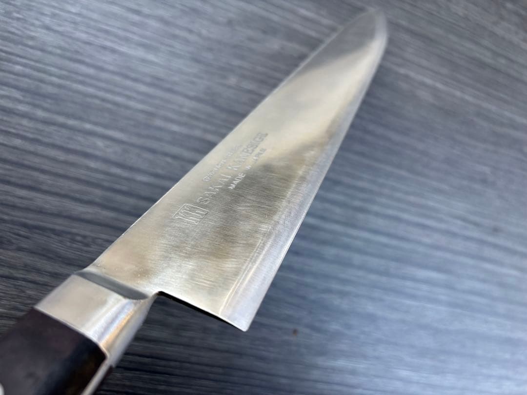 堺金重 スウェーデン鋼 牛刀 約290mm KANESHIGE SAKAI