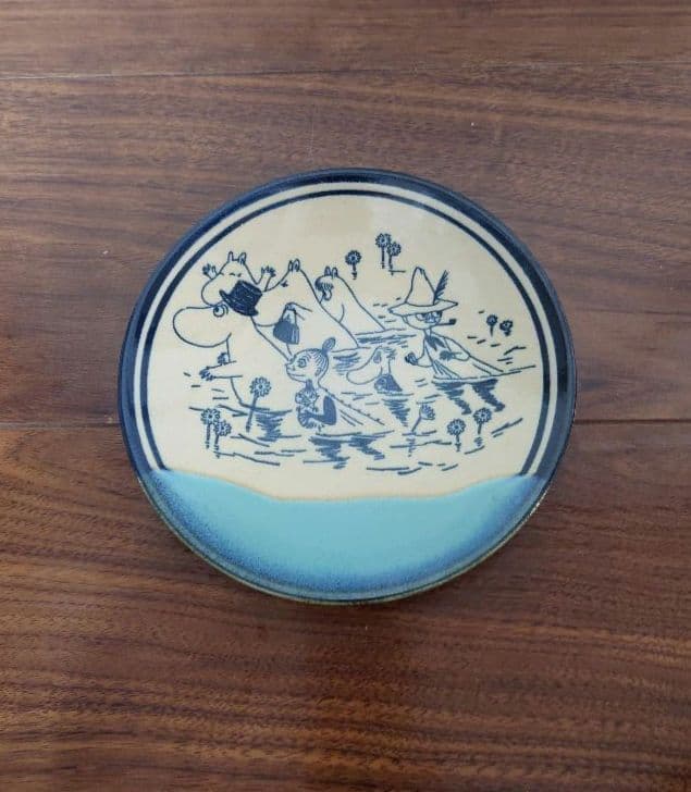 ムーミン　益子焼アマプロプレートセット 5枚 日本製