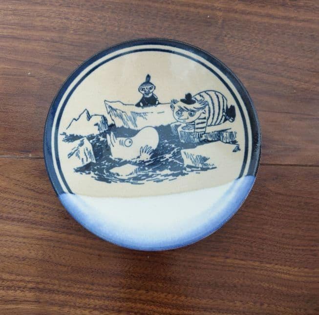 ムーミン　益子焼アマプロプレートセット 5枚 日本製