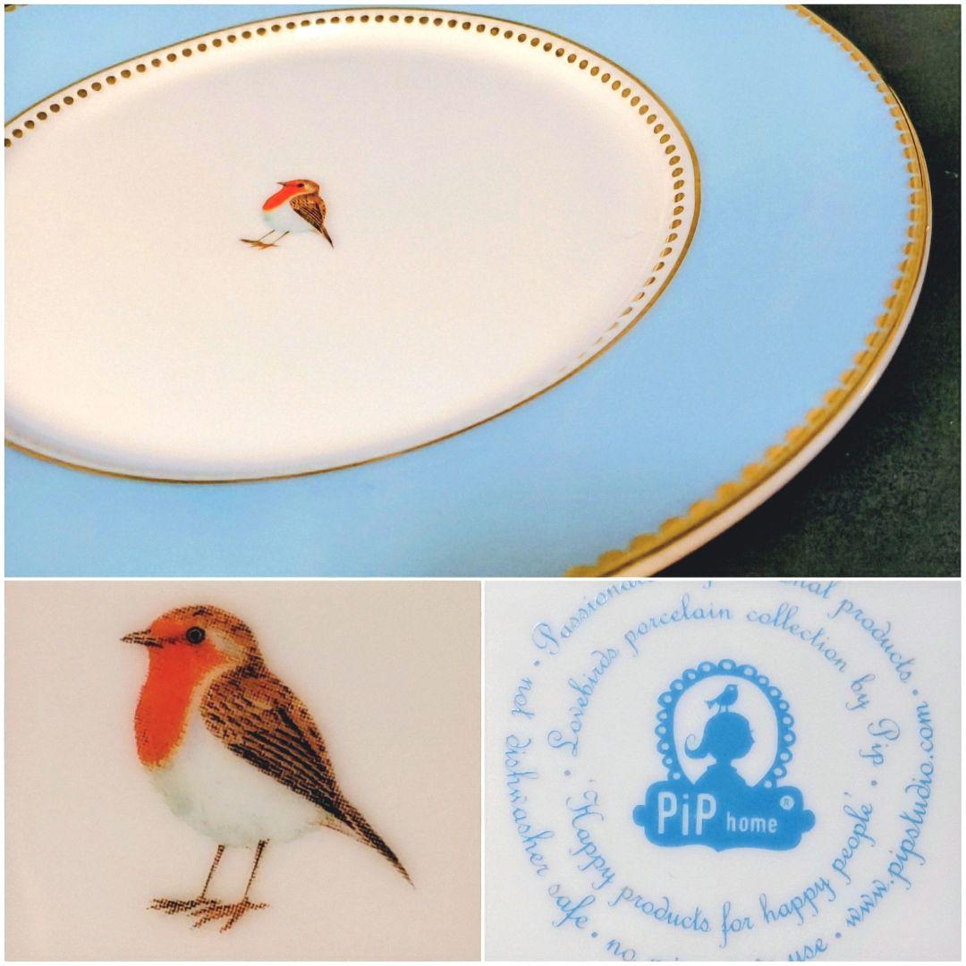 ★未使用品&美品★PIP STUDIO☆LOVE BIRDSシリーズ☆プレート☆