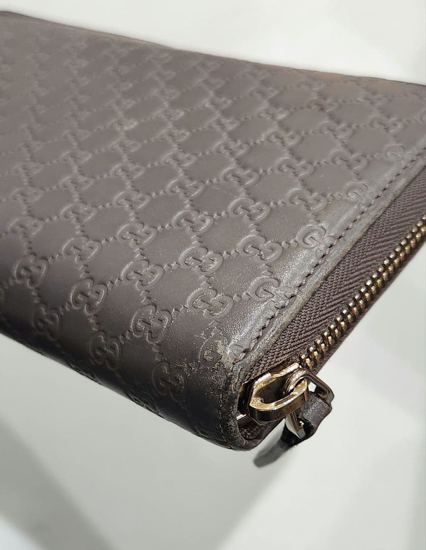 Gucci GGパターン グレー 長財布