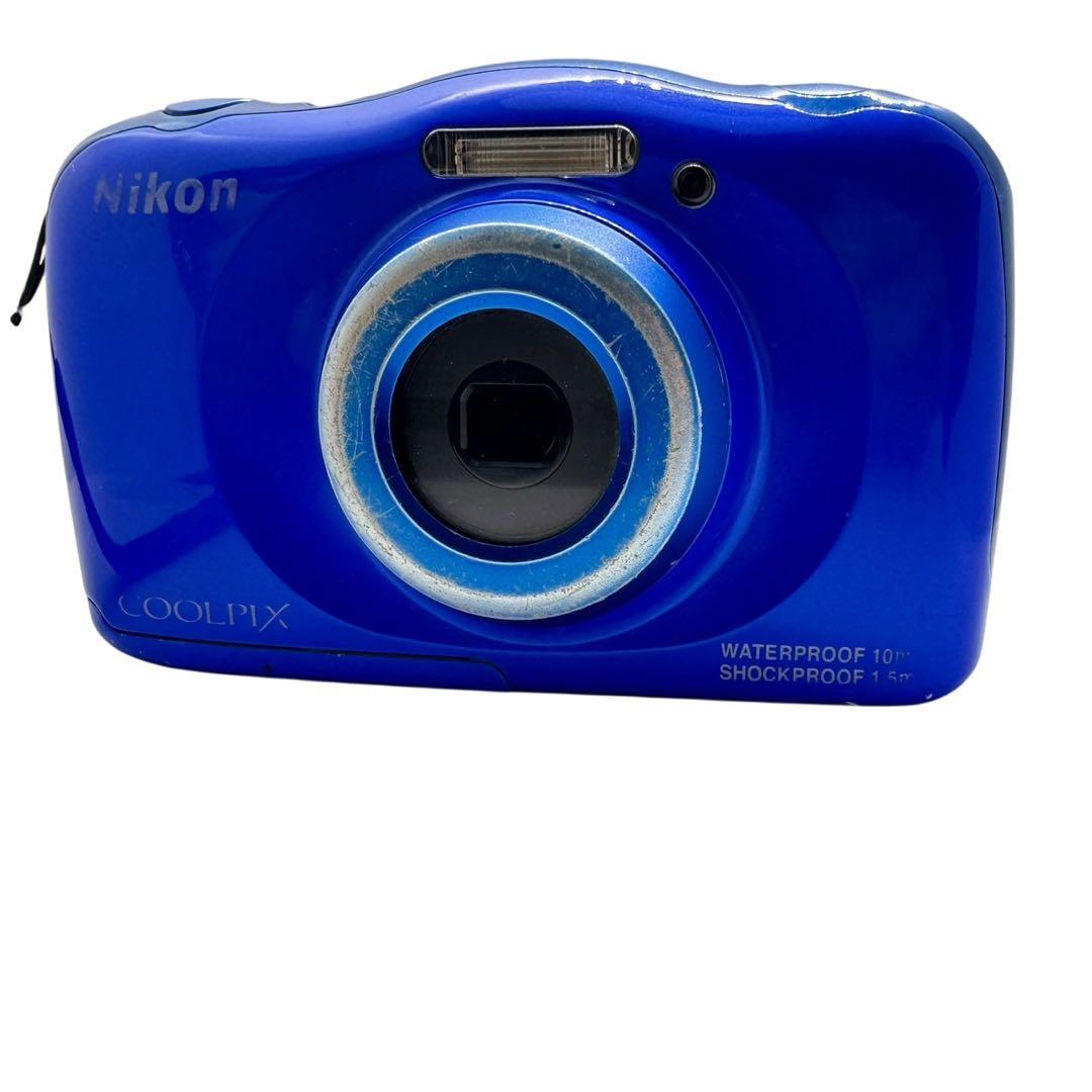 Nikon COOLPIX s33 ブルー　コンパクトデジタルカメラ
