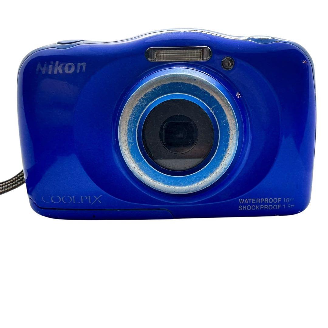 Nikon COOLPIX s33 ブルー　コンパクトデジタルカメラ