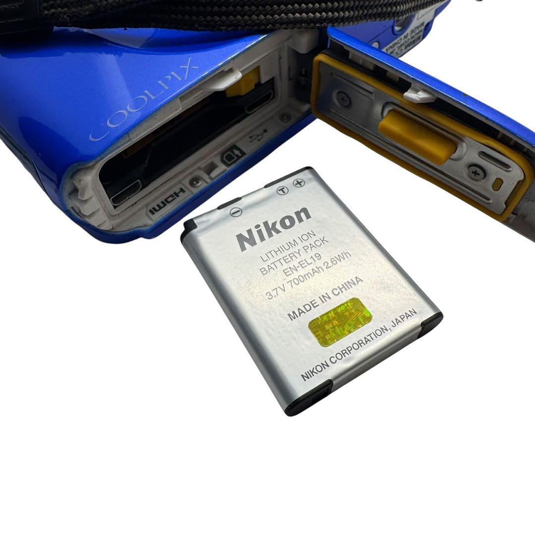 Nikon COOLPIX s33 ブルー　コンパクトデジタルカメラ