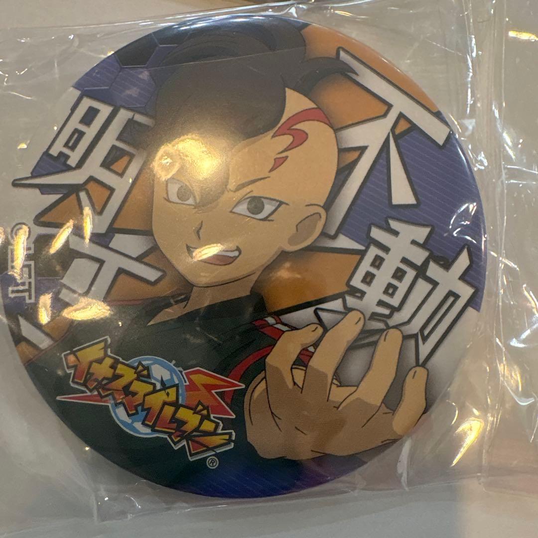 イナズマイレブン　不動明王 ドデカ缶バッジ 6個セット