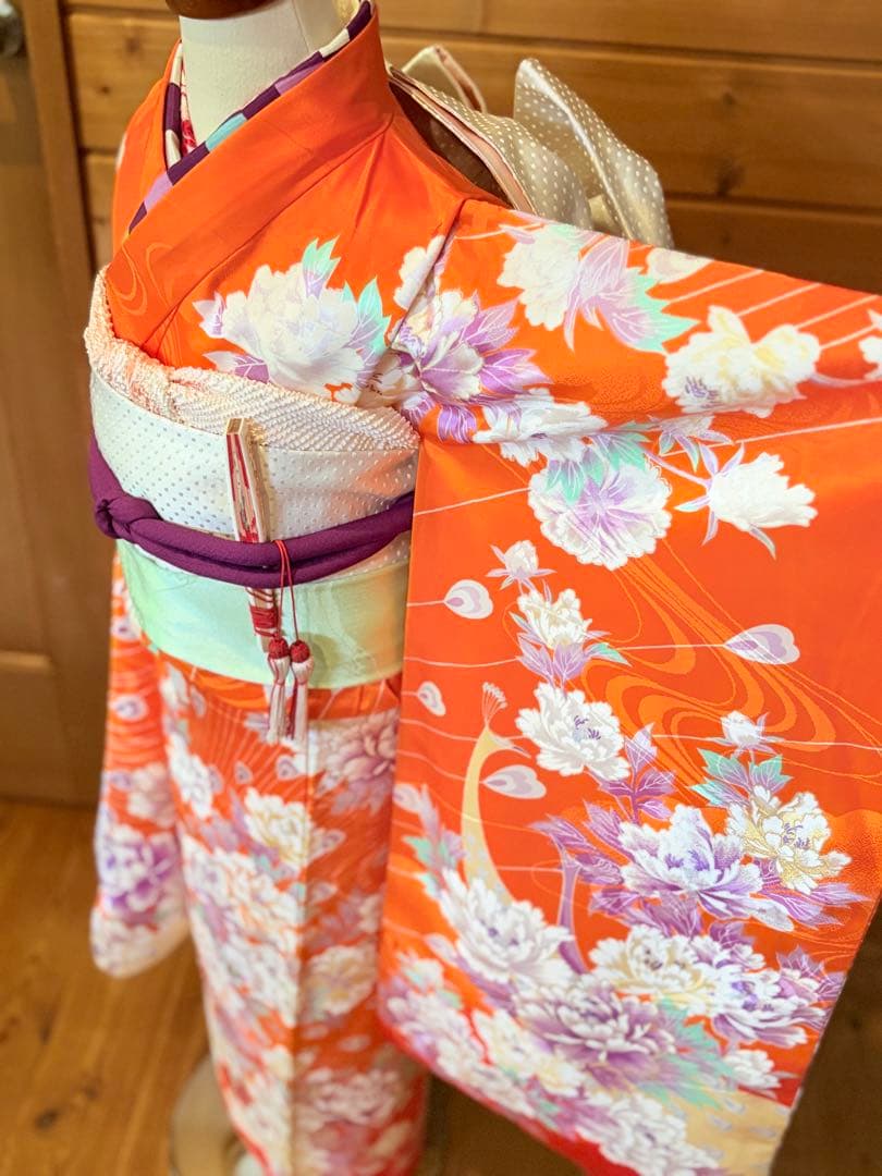 七五三　七歳　着物と長襦袢のセット