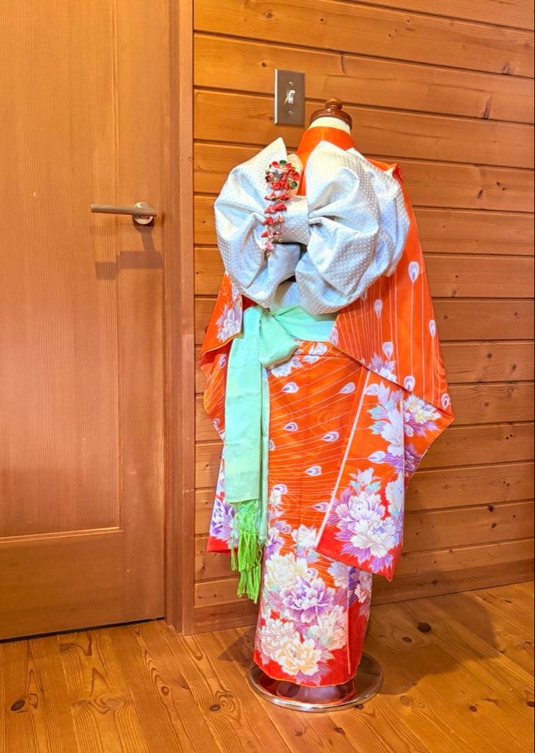 七五三　七歳　着物と長襦袢のセット