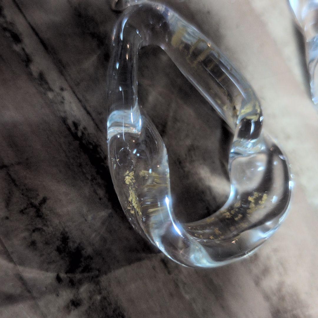 ハリオ　ガラス　ピアス