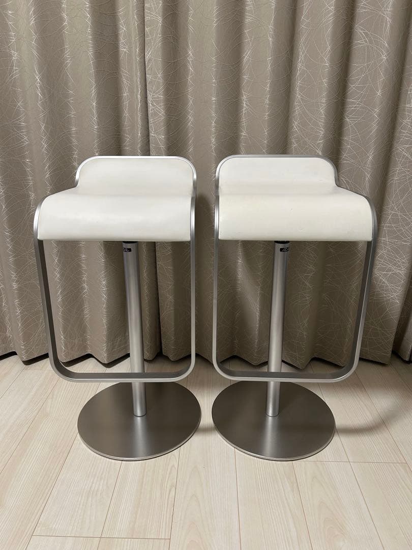 ハイスツール　lapalma (ラパルマ) 2脚　白