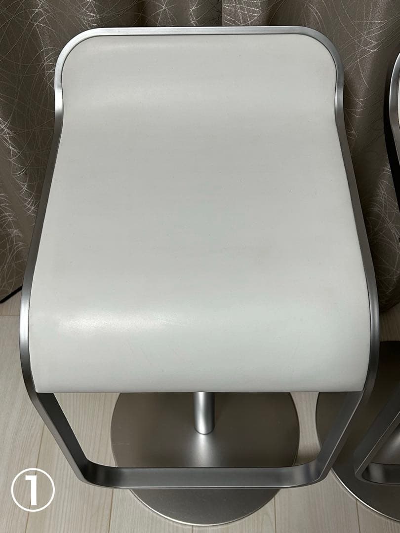 ハイスツール　lapalma (ラパルマ) 2脚　白