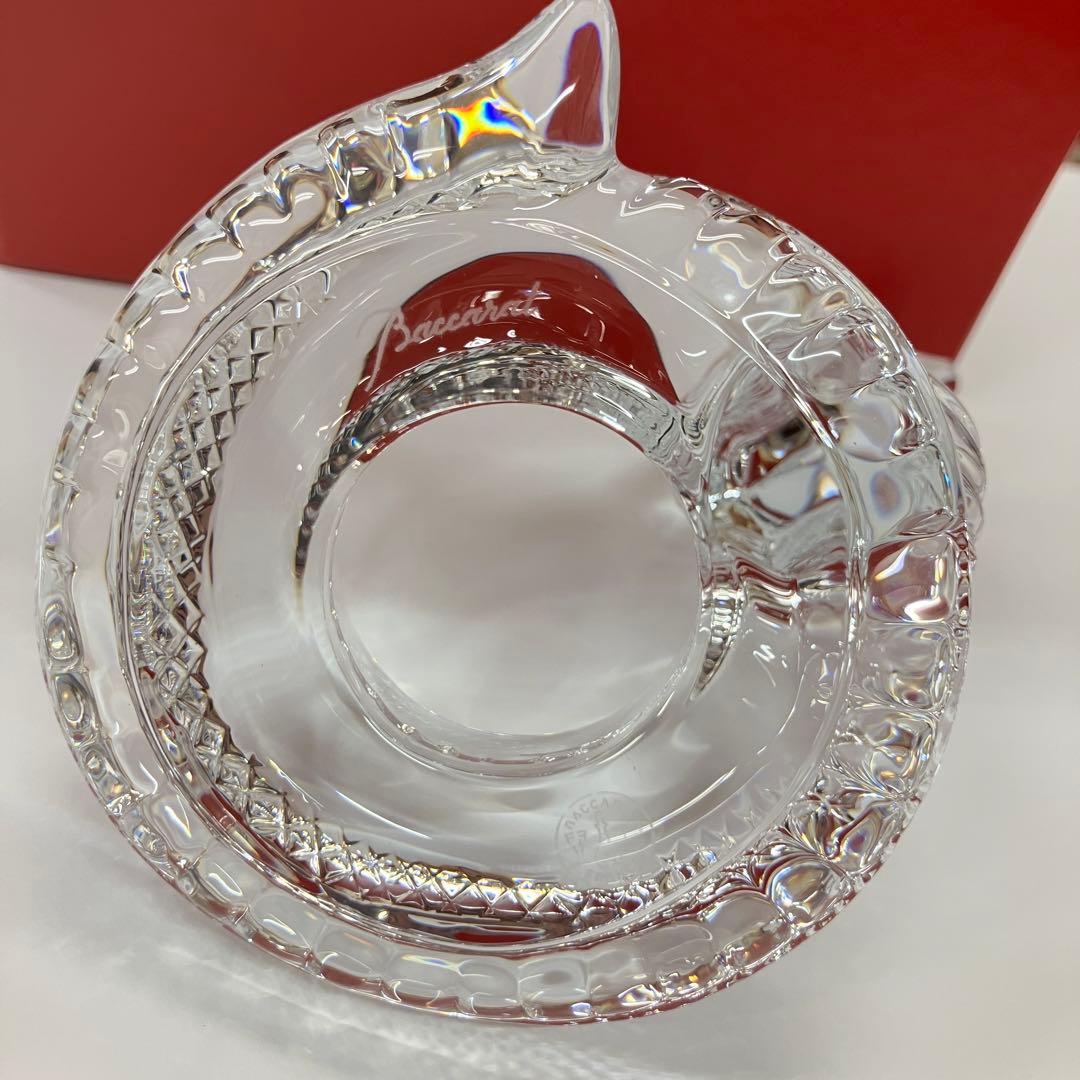 Baccarat 2025干支クリスタルガラス ヘビ