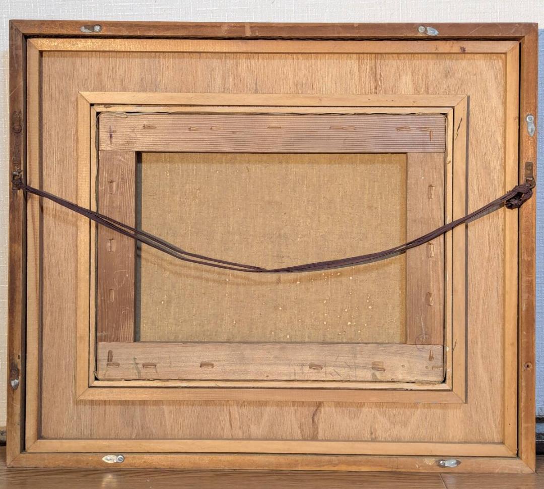 【真作】絵画　油彩5号　ザクロ　果実の生命感溢れる静物画　鮮やかな果実美　Y92