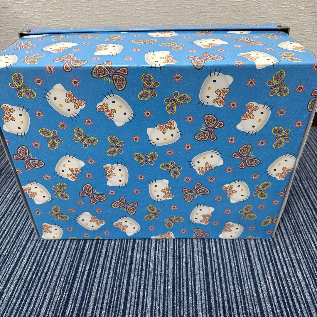 希少　レトロ　ハローキティ　キティ　バタフライキティ　　収納　ケース　ボックス