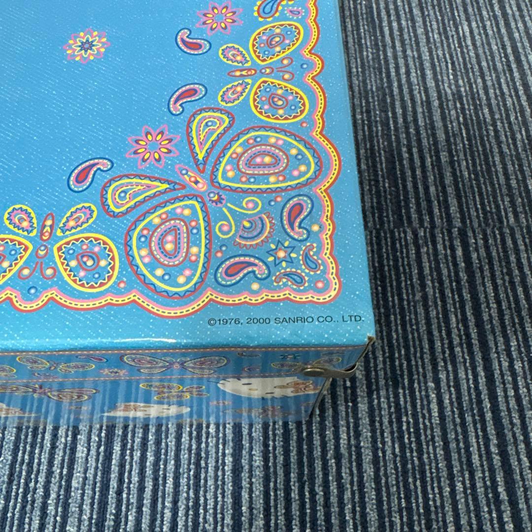 希少　レトロ　ハローキティ　キティ　バタフライキティ　　収納　ケース　ボックス
