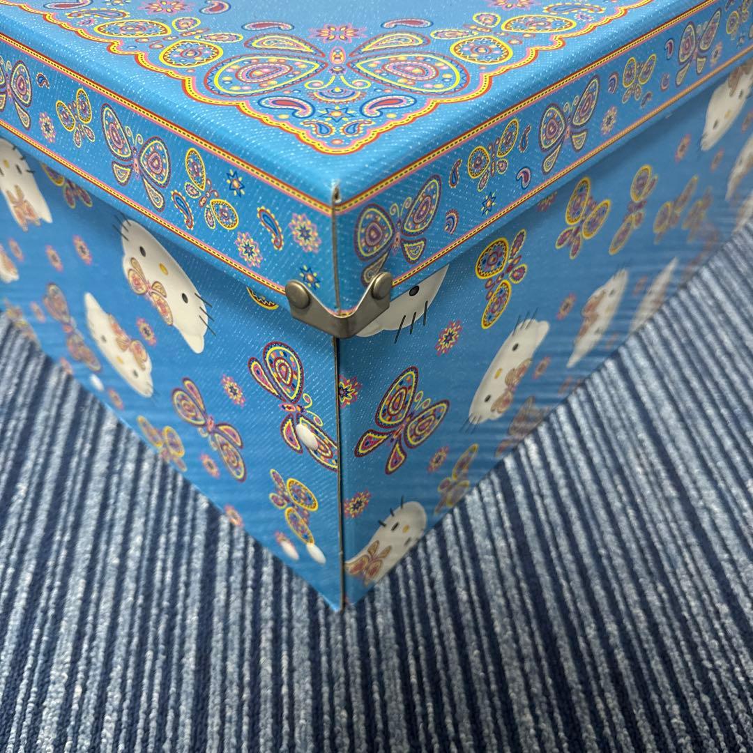 希少　レトロ　ハローキティ　キティ　バタフライキティ　　収納　ケース　ボックス