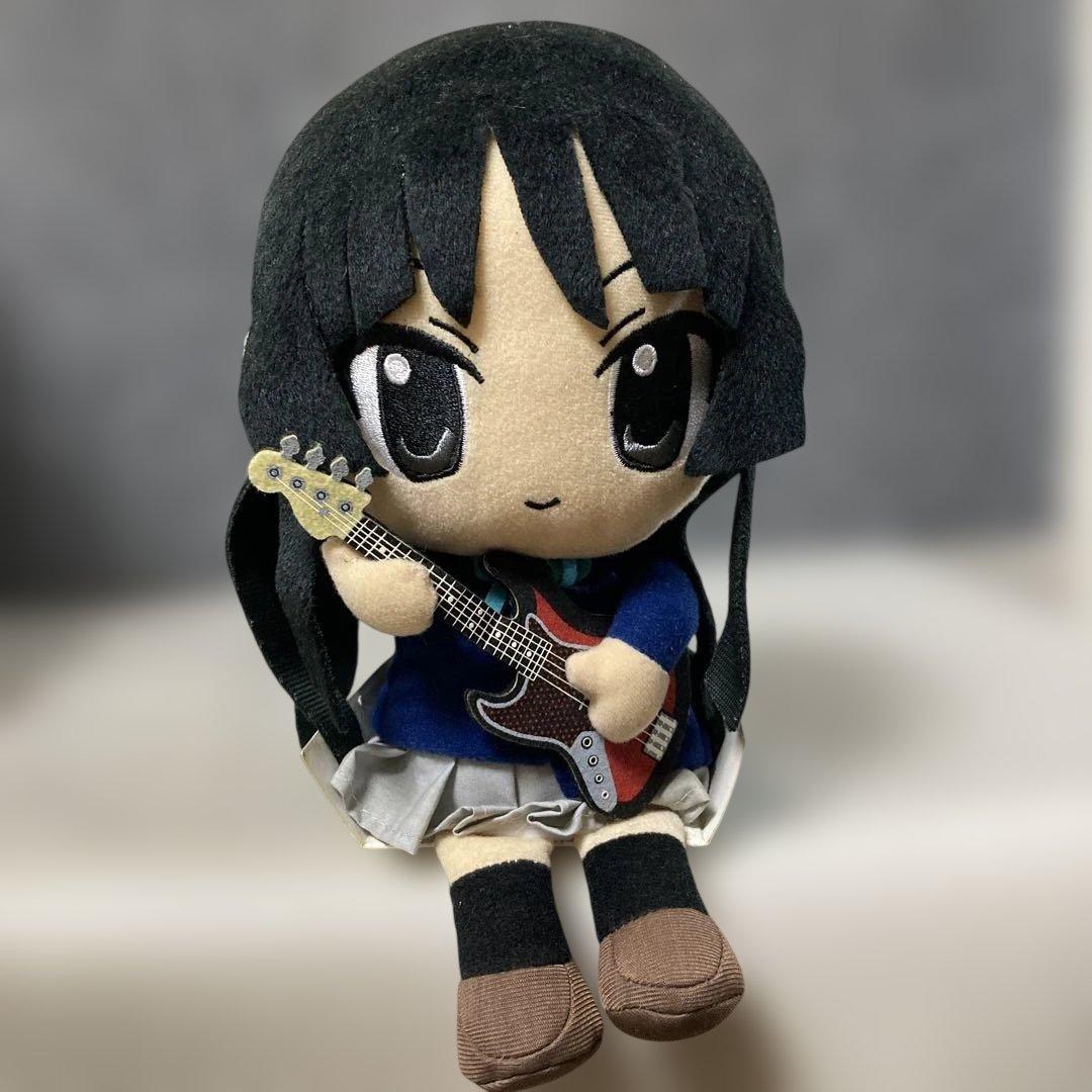 けいおん！ 平沢唯 秋山澪 ギター ベース ぬいぐるみ 2体セット