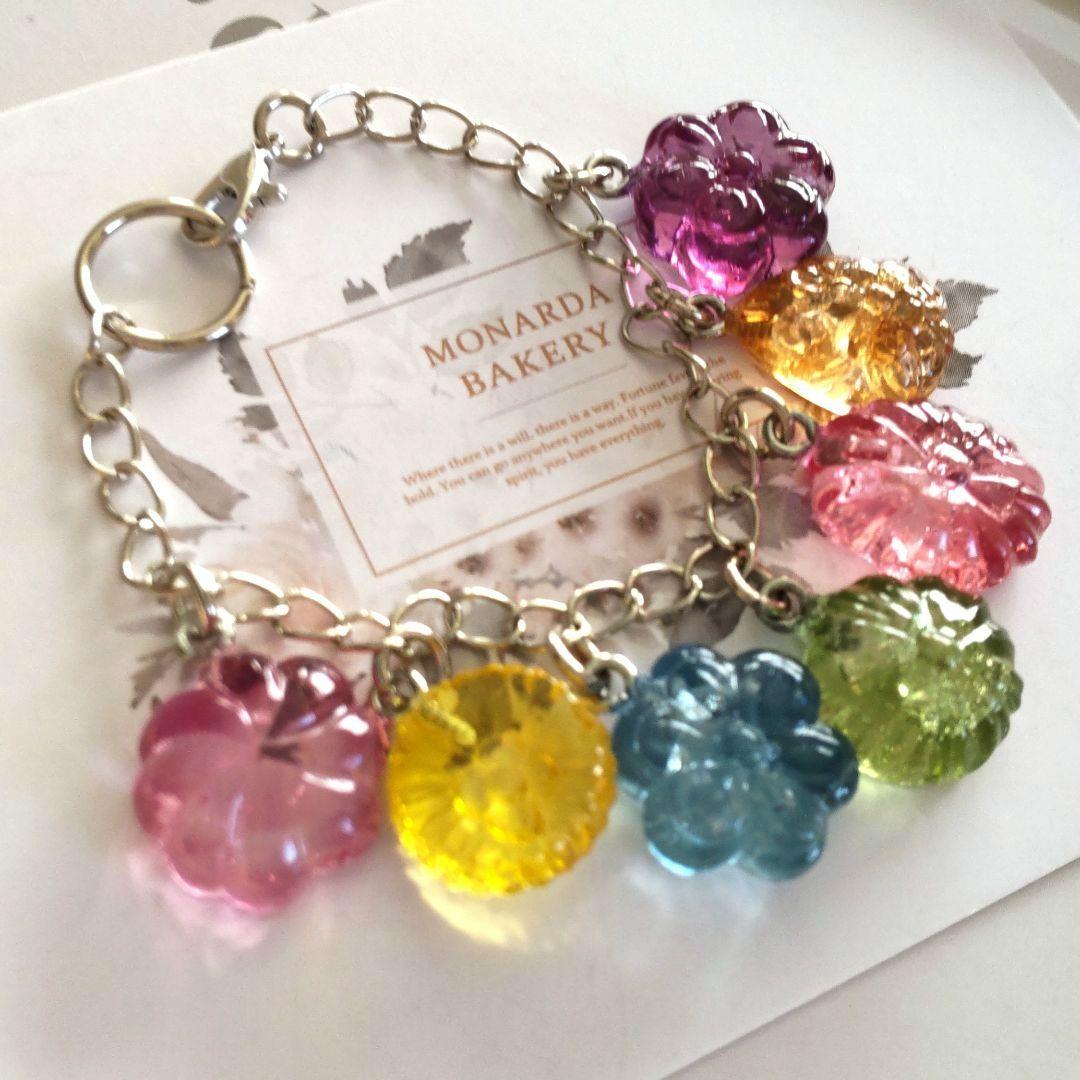 予約済の112 和風ドロップス風バッグチャーム　レジン