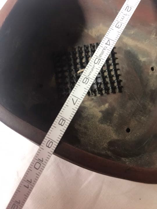 盆栽鉢　希少絶品常滑　泥珠窯正文　紫泥上紐下帯鋲打ち雲脚鉢ミニ盆栽鉢おまけ鉢付き