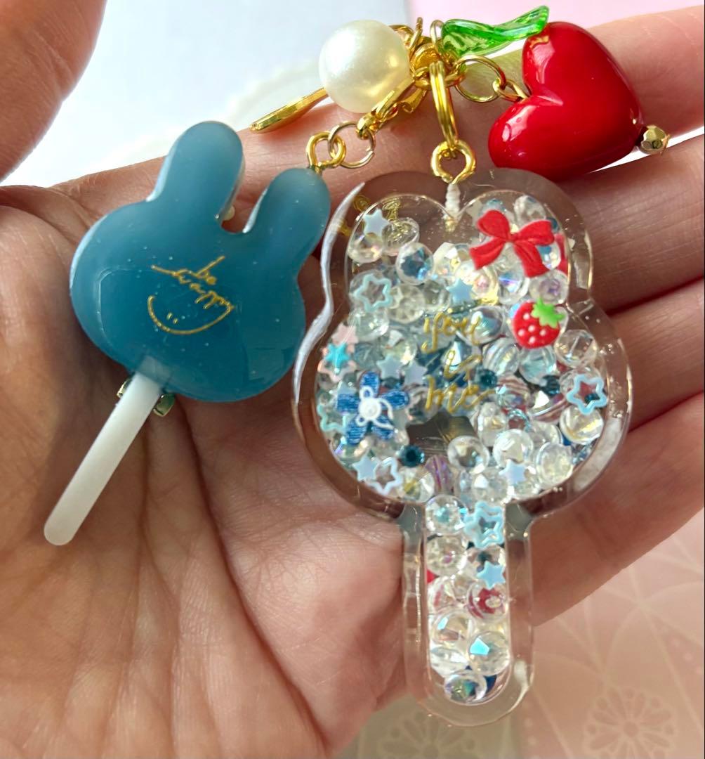 シャカシャカキーホルダー＊みな　2点＊シェイカー