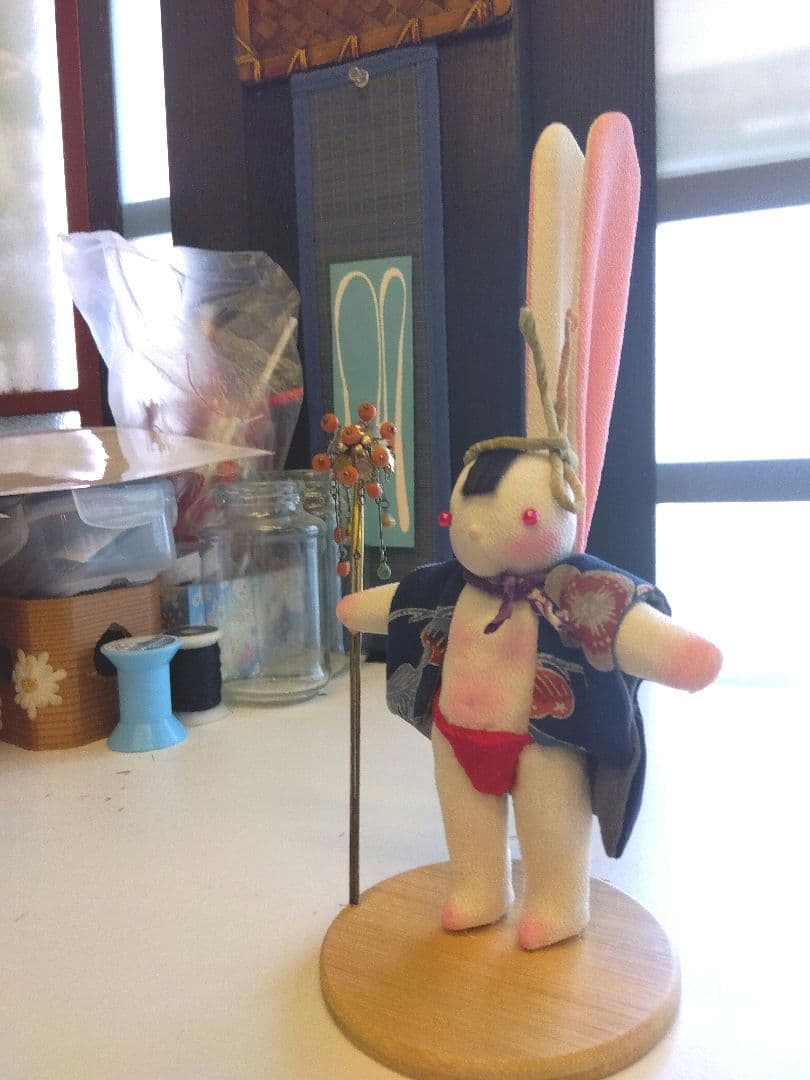 辻村ジュサブロー　立ちうさぎ