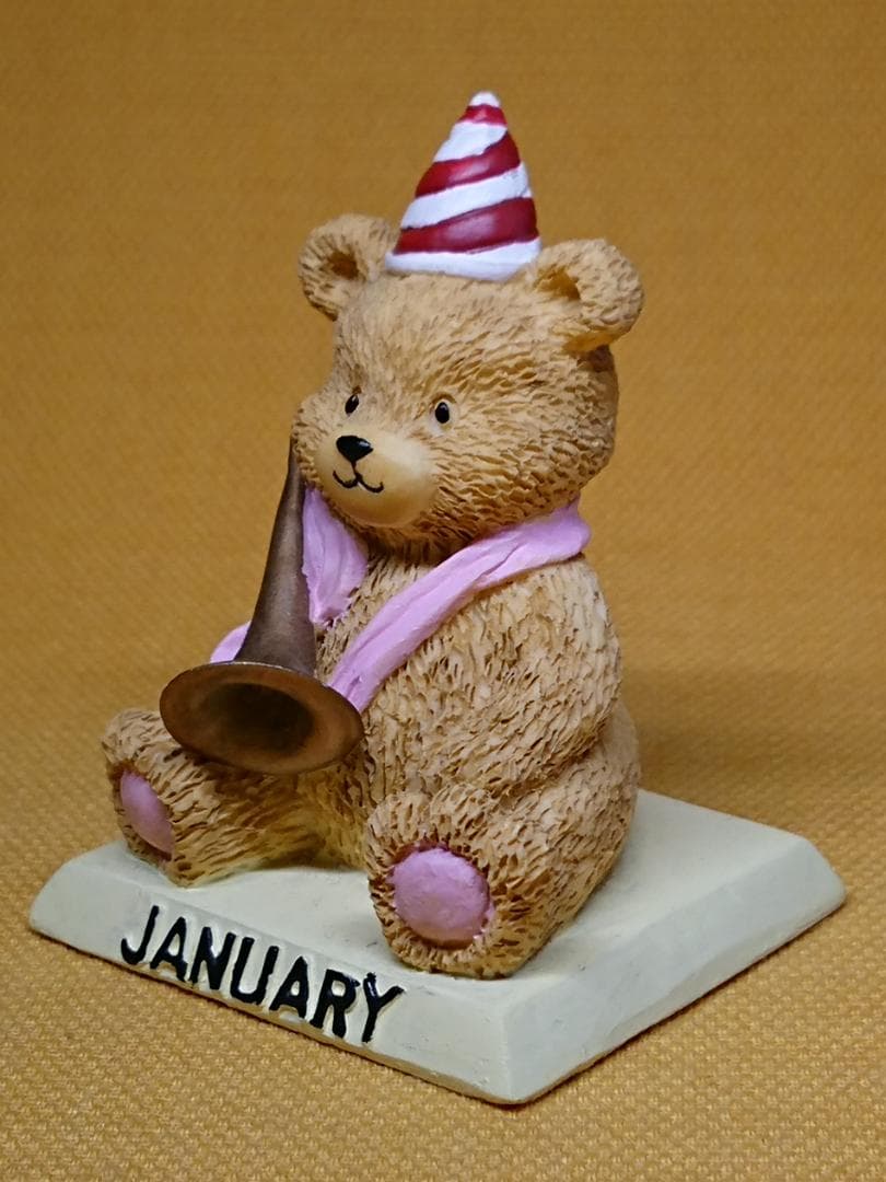 クマ　テディベア　彫像　オブジェ　置物　インテリア　工芸品　美術品　A1288