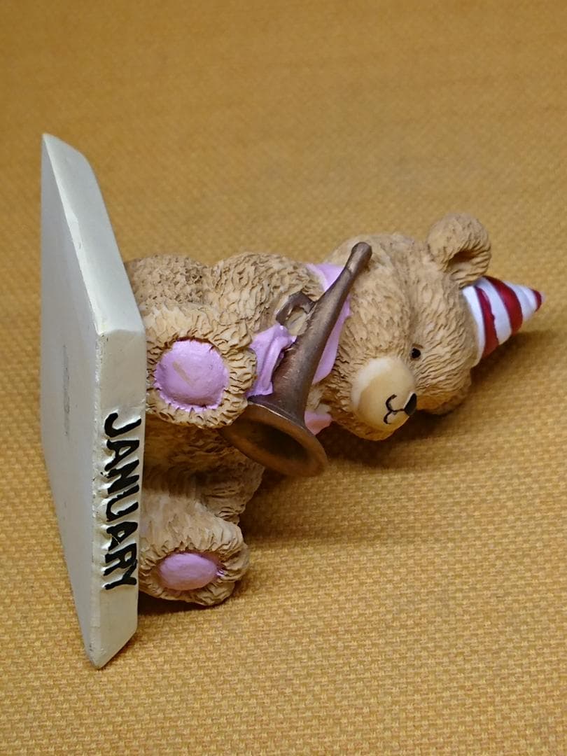 クマ　テディベア　彫像　オブジェ　置物　インテリア　工芸品　美術品　A1288