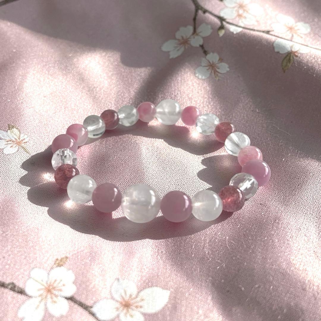木花咲耶姫の加護 縁結び 恋愛成就ブレスレット 桜 運命の出会い　お清め済