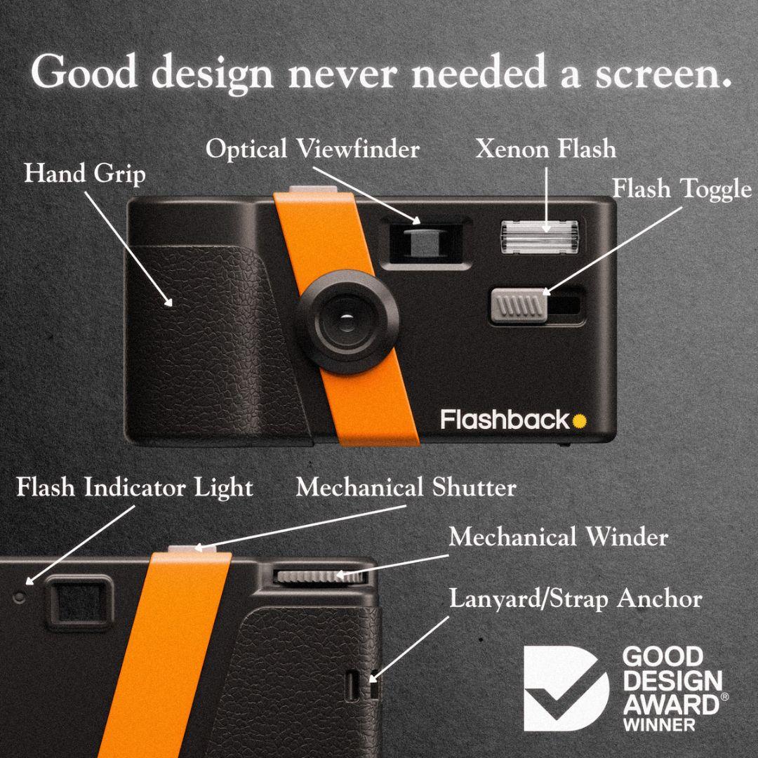 【国内未発売】Flashback One35 V2　オレンジ×ブラック