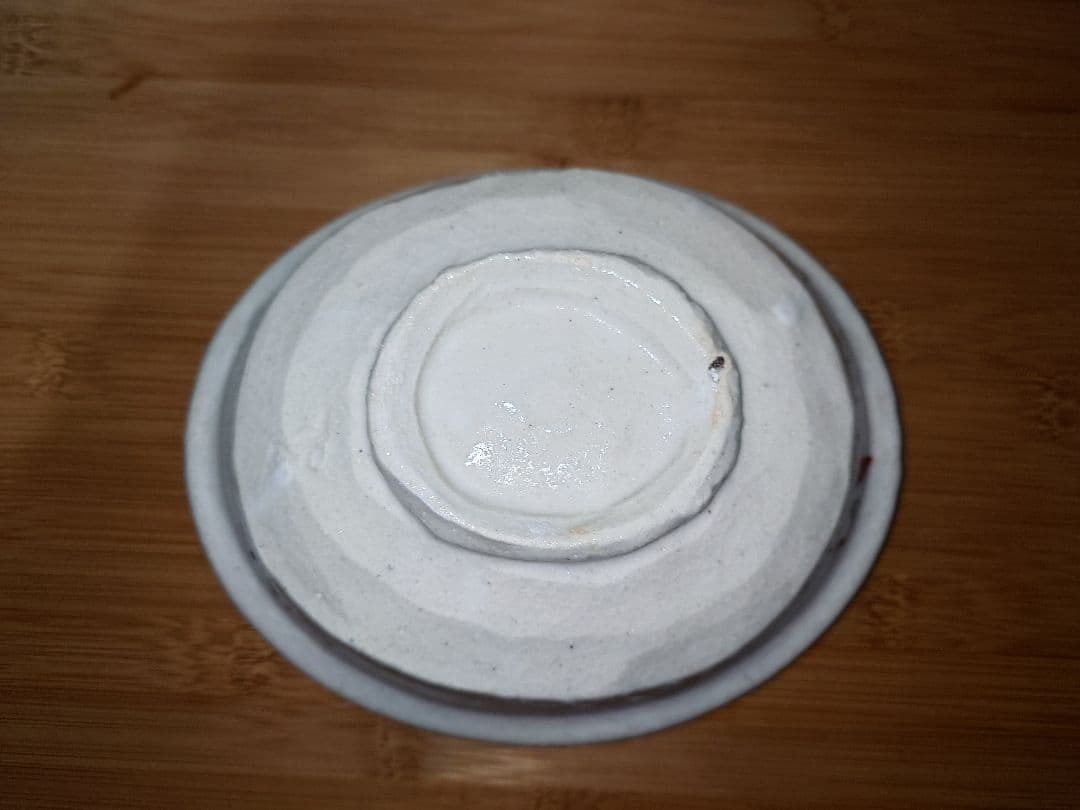 黒岩卓実作 花柄手描き陶器ボウル