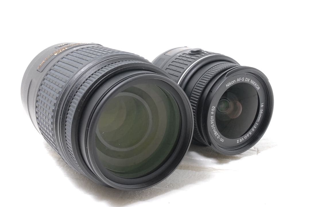 新品級 ショット数266回✨Nikon D5500 ダブルズーム 超望遠レンズ付