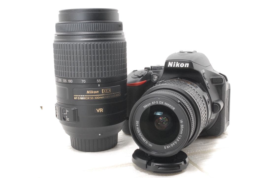新品級 ショット数266回✨Nikon D5500 ダブルズーム 超望遠レンズ付