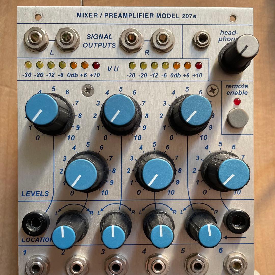 Buchla 207e mixer モジュラーシンセ