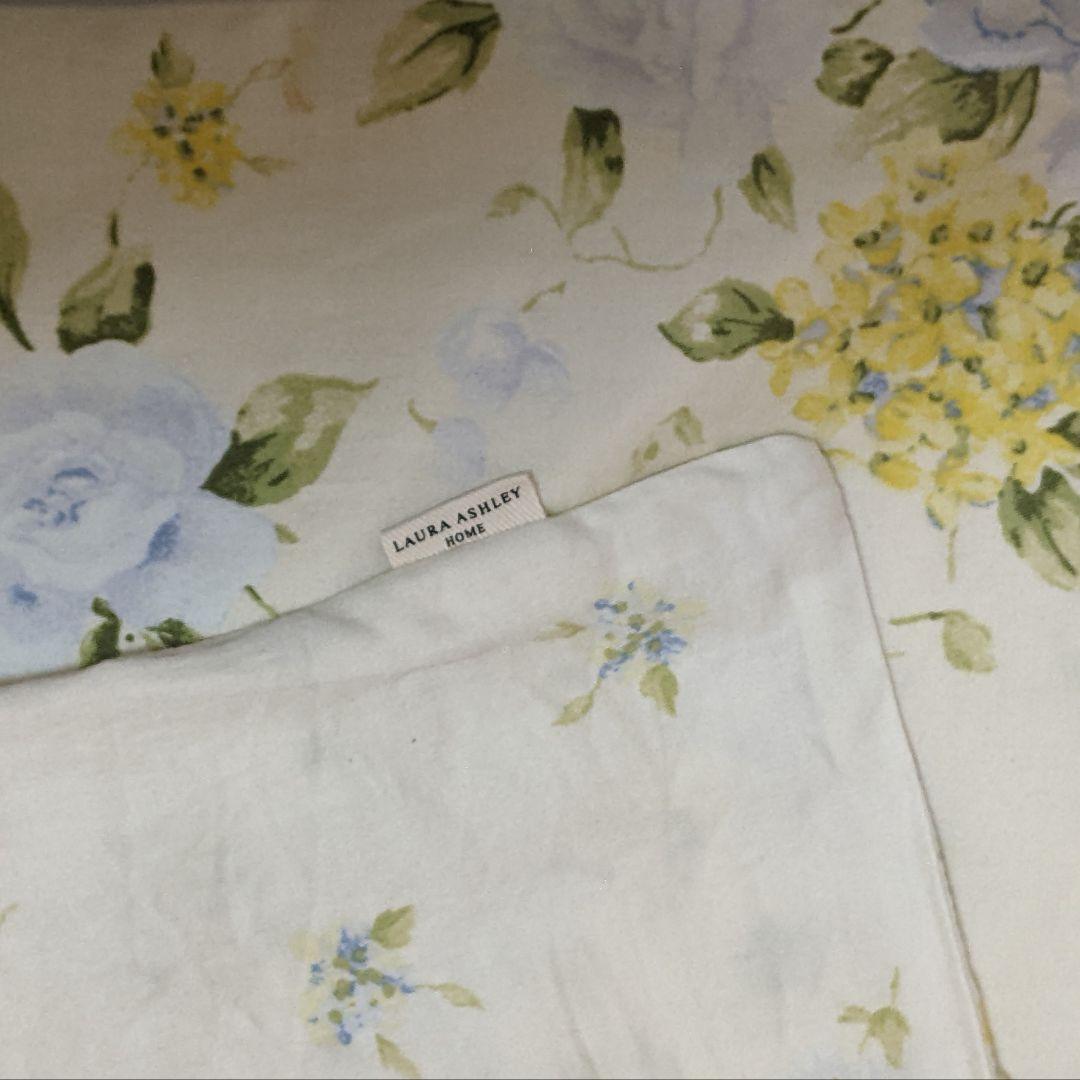 4点セット 布団カバー ボックスシーツ 枕カバー 毛布 ローラアシュレイ