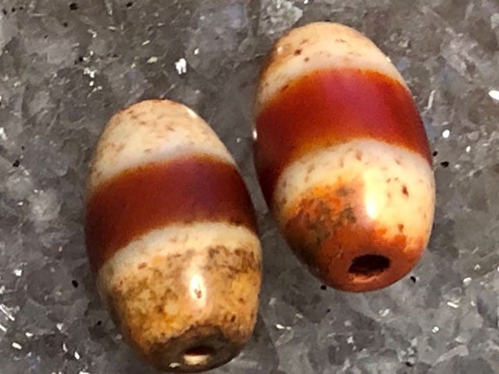 チベットジービーズ・西蔵天珠 至純天珠 老砿線珠小天珠 セット