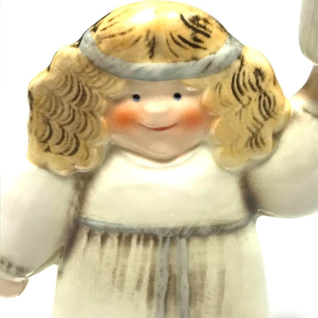 リサラーソン 天使のキャンドルホルダースタンド クリスマス 美品希少品北欧