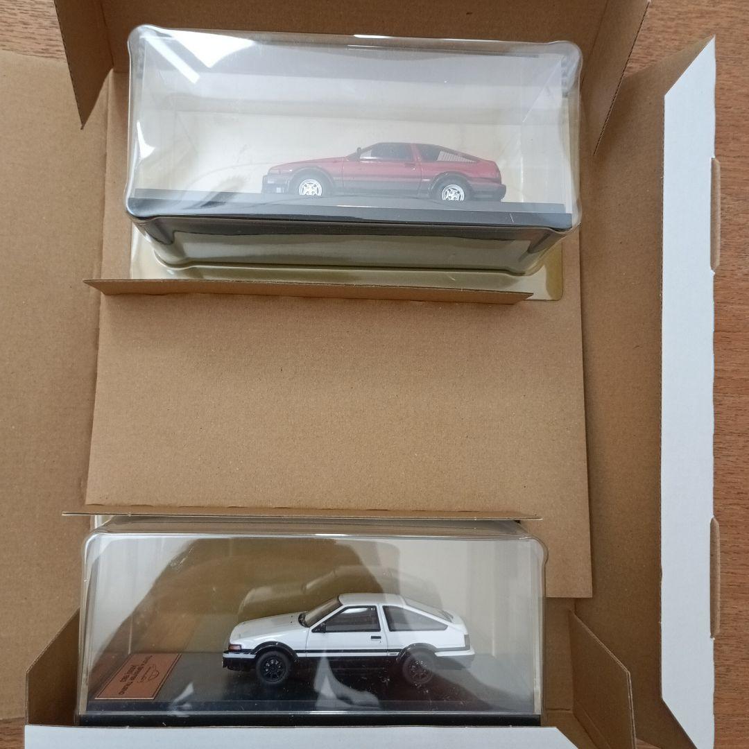 国産プレミアムコレクション AE86 1983 赤白 限定セット