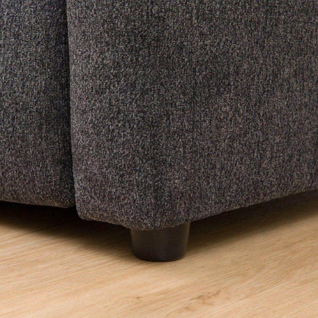 3人掛け　電動リクライニングソファ　布張りタイプ　KK6133 DGY ニトリ